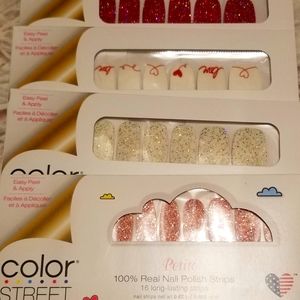 4 Sets Color Street Nails
